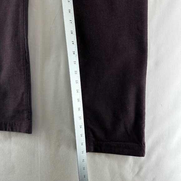 Ted Baker London Lommy Classic Fit Pants Men Sz 32R Chambray Straight Dark Plum - Picture 8 of 12